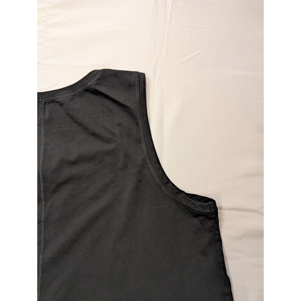 Pact Women XL Organic Cotton Stretch Tank Top Black Scoop Sleeveless Spring - Picture 11 of 12